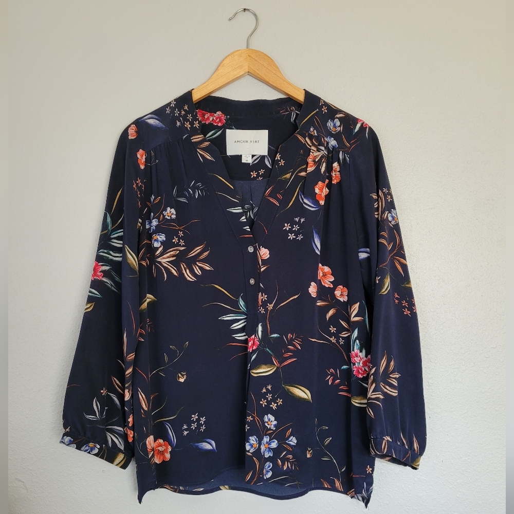 Amour Vert | silk blouse